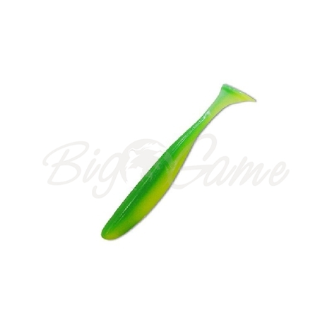 Виброхвост KEITECH Easy Shiner 3" (10 шт.) цв. EA#11 Lime Chartreuse Glow фото 1