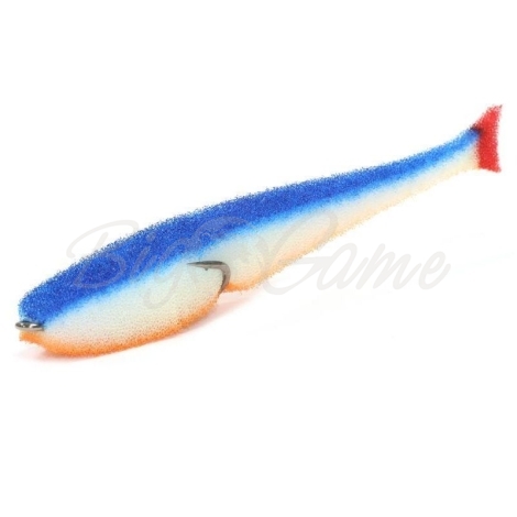 Поролоновая рыбка LEX Classic Fish King Size CD 14 WBLOR (белое тело / синяя спина / оранжевое брюхо) фото 1