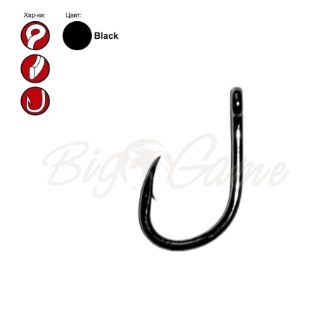 Крючок одинарный GAMAKATSU G-Carp Super Snag Hook фото 1