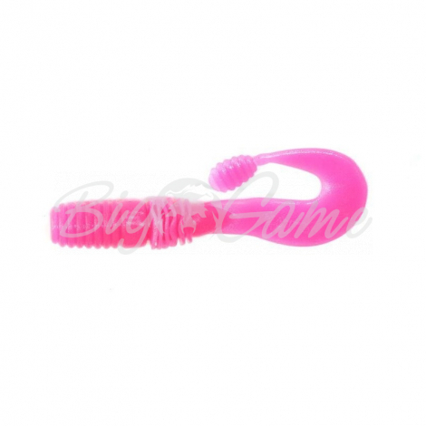 Твистер MEGABASS Counter Grub 3,5" (4 шт.) код цв. Solid Pink фото 1