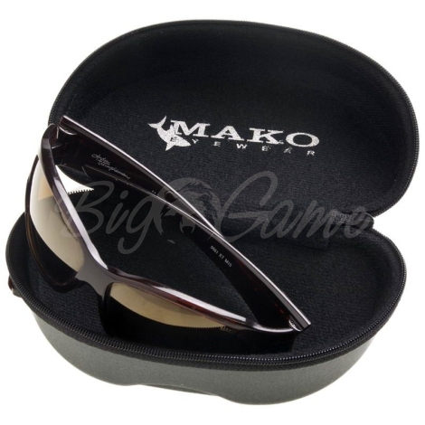 Очки солнцезащитные MAKO Blade цв. Matt Black цв. стекла Glass HD Copper Silver Mirror фото 2