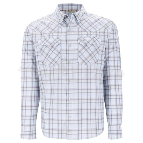 Рубашка SIMMS Brackett LS Shirt цвет Bimini Plaid фото 1