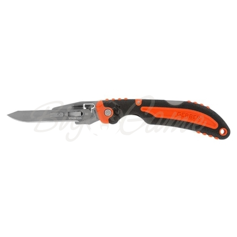Нож складной GERBER Vital Pocket Folder цв. Черный / Оранжевый  фото 1
