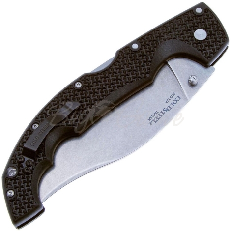 Нож складной COLD STEEL Extra Large Voyager Vaquero Serrated AUS10A рукоять Grivory цв. Черный фото 3