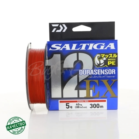 Плетенка DAIWA UVF Saltiga Dura Sensor 12EX+Si3 Красный 300 м #5 фото 1