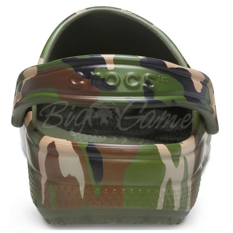 Сабо CROCS Classic Printed Camo Clog цвет камуфляж фото 2