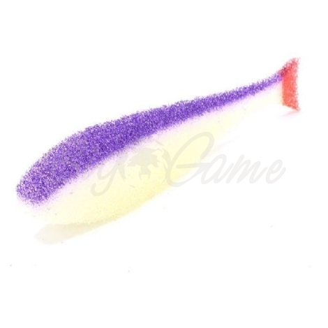Поролоновая рыбка LEX Classic Fish NO 9 WPB (белое тело / фиолетовая спина / красный хвост) фото 1