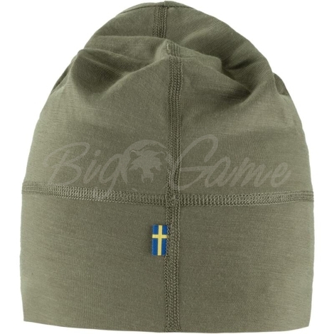 Шапка FJALLRAVEN Abisko Lite Wool Beanie цвет Light Olive фото 2