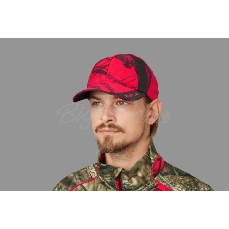 Бейсболка HARKILA Moose Hunter 2.0 Safety Cap цвет Mossy Oak Red фото 3