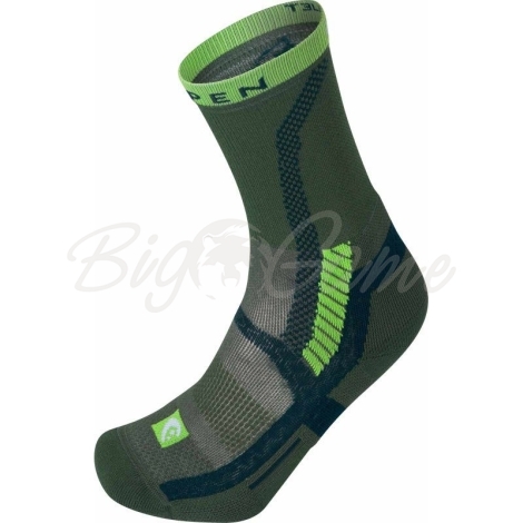 Носки LORPEN T3LMC Men's T3 Light Hiker Eco цвет Grey / Green фото 1