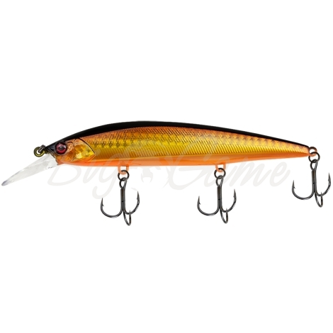 Воблер JACKALL Rerange 110SP MR цв. double clutch gold & black фото 2