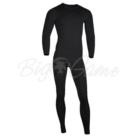 Комплект термобелья MONTERO Wool Lite цвет Black фото 1