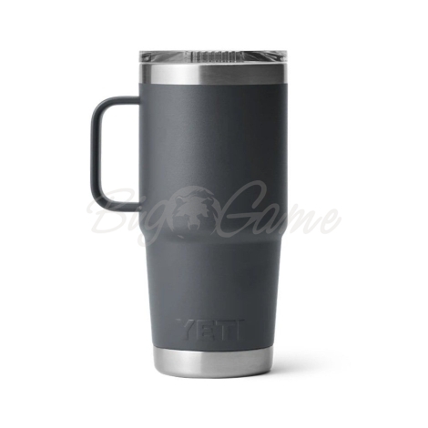 Термокружка YETI Rambler Travel Mug 591 цвет Charcoal фото 4