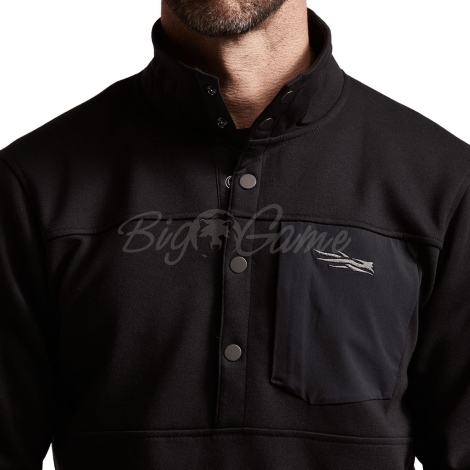Джемпер SITKA Front Range Snap Fleece цвет Black фото 5