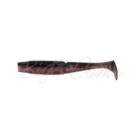 Виброхвост DAIWA Bait Junkie Minnow 3,2" (6 шт.) цв. Ghost Black Red Belly фото 1