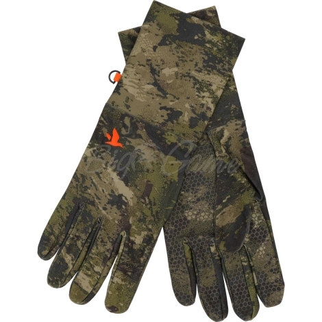 Перчатки SEELAND Scent Control Camo Gloves цвет InVis green фото 1