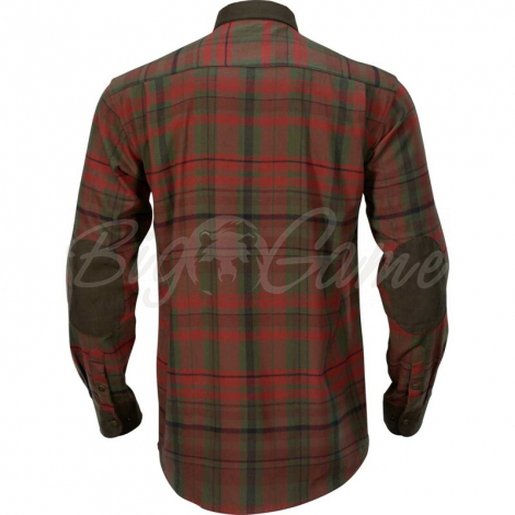 Рубашка HARKILA Pajala Shirt цвет Red Autumn Check фото 3