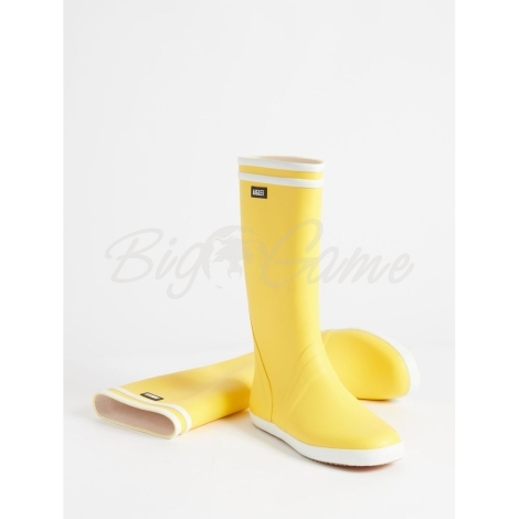 Сапоги AIGLE Goeland 2 цвет Jaune / Blanc фото 3