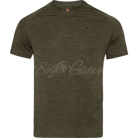 Футболка SEELAND Active S/S T-Shirt цвет Pine green фото 1