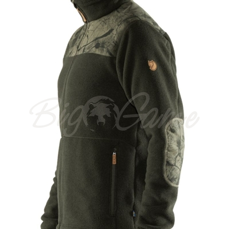 Жакет FJALLRAVEN Lappland Fleece M цвет Laurel Green-Green Camo фото 2