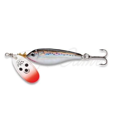 Блесна вращающаяся BLUE FOX Minnow Super Vibrax № 3 13 г код цв. S фото 1