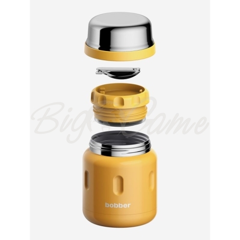 Термос BOBBER Jerrycan 0,5 л с ложкой цвет Ginger Tonic (имбирный тоник) фото 4