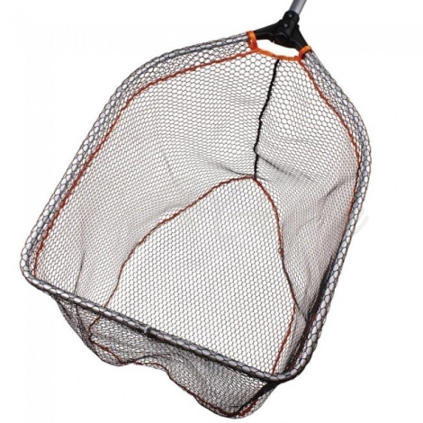 Подсачек SAVAGE GEAR Pro Folding Rubber Large Mesh Landing Net р. L (65 x 50 см) фото 1