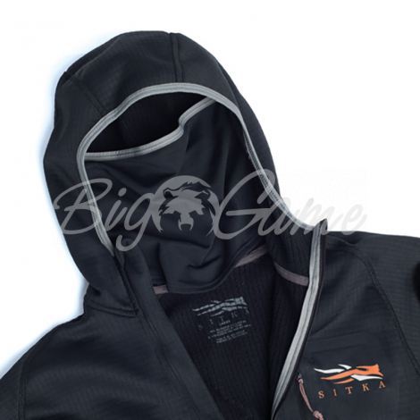 Толстовка SITKA Fanatic Hoody цвет Black фото 5