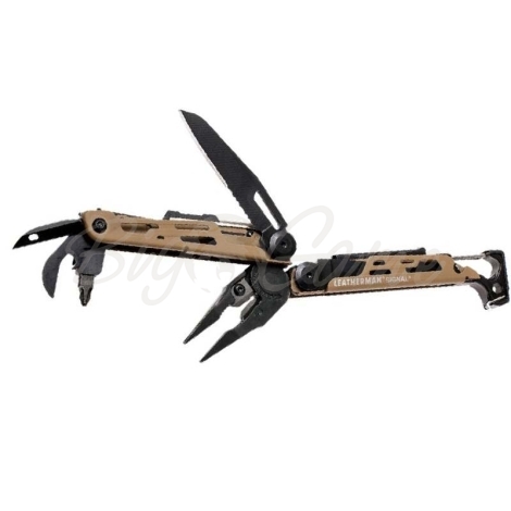 Мультитул LEATHERMAN  Signal Black Coyote Tan Чехол: Нейлон Black L фото 9