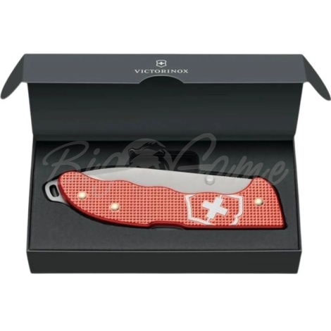 Нож складной полуавтоматический VICTORINOX Evoke Alox LE 2025 0.9415.L25 Нержавеющая сталь рукоять Алюминий цв. Красный фото 2