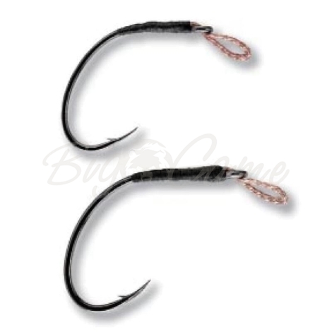 Крючок одинарный SMITH лососевые для блесен Sure Hook Salmon №3 black (3 шт.) фото 1