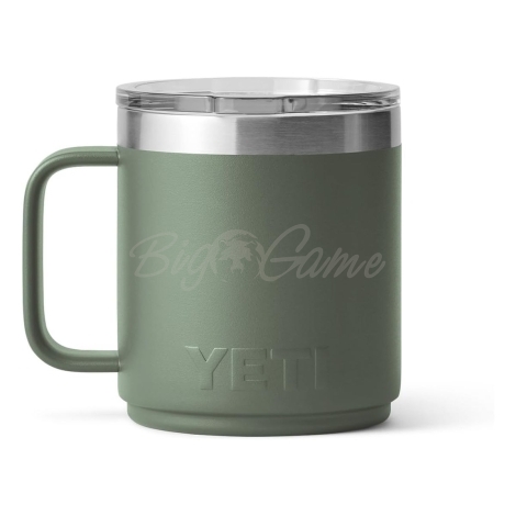 Термокружка YETI Rambler Stackable Mug w/Madslider Lid 296 цвет Camp Green фото 1