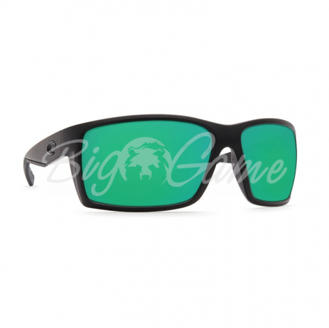 Очки поляризационные COSTA DEL MAR Reefton W580 р. L цв. Blackout цв. ст. Green Mirror Glass фото 1