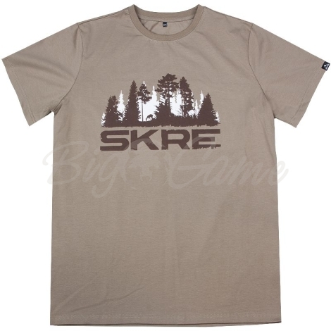 Футболка SKRE Forest T-Shirt цвет какао фото 1