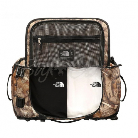 Сумка дорожная THE NORTH FACE Base Camp Duffel S 50 л цвет Kelp Tan Forest Floor Print / Black фото 4