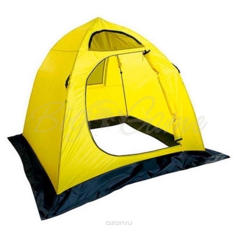 Палатка HOLIDAY Easy Ice рыболовная зимняя 2,1х2,1х1,6 цвет желтый фото 1