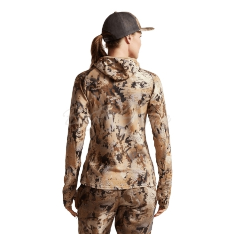 Термокофта SITKA WS Core Merino 330 Hoodie цвет Optifade Marsh фото 7
