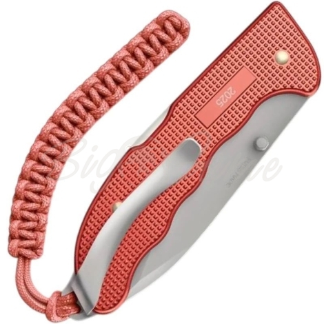Нож складной полуавтоматический VICTORINOX Evoke Alox LE 2025 0.9415.L25 Нержавеющая сталь рукоять Алюминий цв. Красный фото 3
