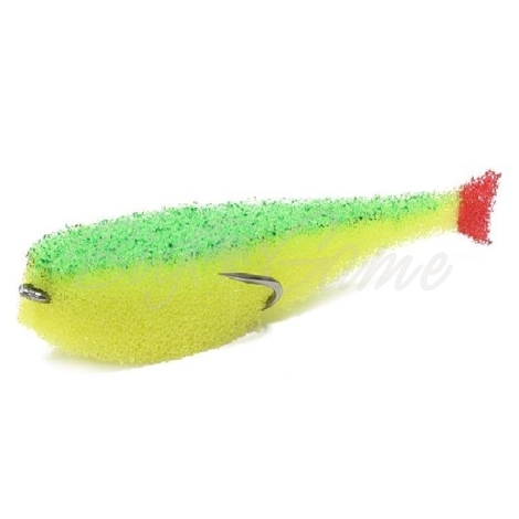 Поролоновая рыбка LEX Classic Fish CD 10 YGB (желтое тело / зеленая спина / красный хвост) фото 1