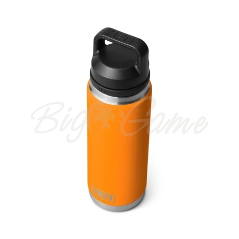 Термос YETI Rambler Bottle Chug Cap 760 цвет King Crab Orange фото 3