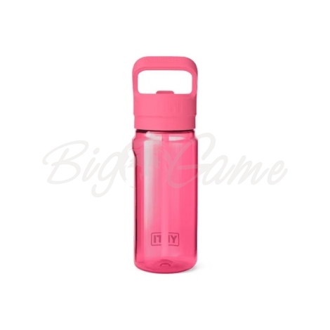 Бутылка YETI Yonder Straw Cap Bottle 600 (20 oz) цв. Tropical Pink фото 3