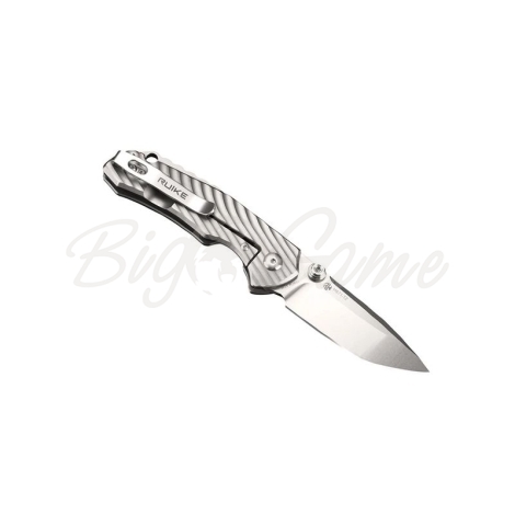 Нож складной RUIKE Knife M671-TZ цв. Серый фото 7