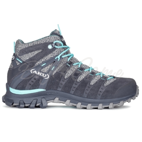 Ботинки треккинговые AKU WS Alterra Lite Mid GTX цвет Anthracite / Light Blue фото 5