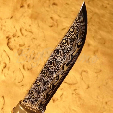 Нож MARTTIINI Damascus (100/200) с дер. под. уп. фото 3