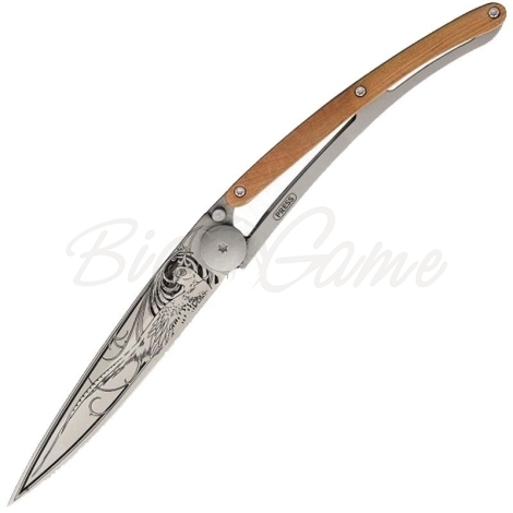 Нож DEEJO Tattoo 37 гр. Juniper wood pheasant фото 3
