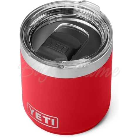 Термостакан YETI Rambler Stackable Lowball 296 цвет Rescue Red фото 2