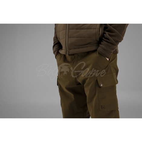 Брюки HARKILA Retrieve trousers цвет Warm olive фото 2