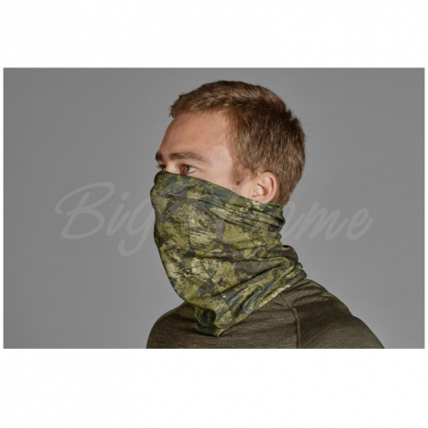 Повязка SEELAND Neck gaiter 2-pack цвет Pine green / InVis green фото 4