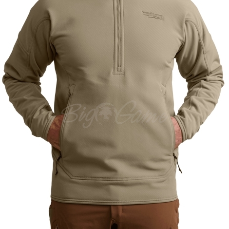 Толстовка SITKA Alpha Fleece Hoodie цвет Buckskin фото 2