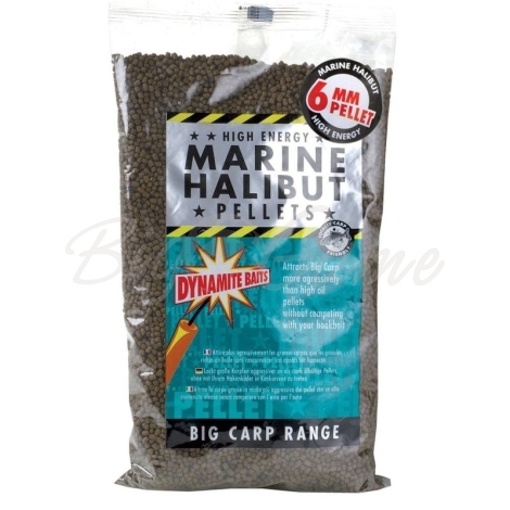 Пеллетс DYNAMITE BAITS Marine Halibut 6 мм фото 1